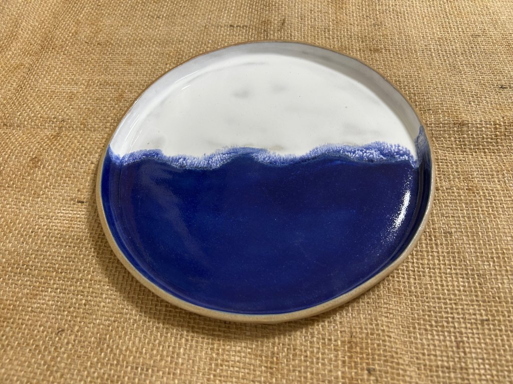 Prato Azul e Branco